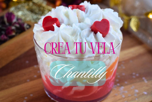 DIY Vela "Chantillí"