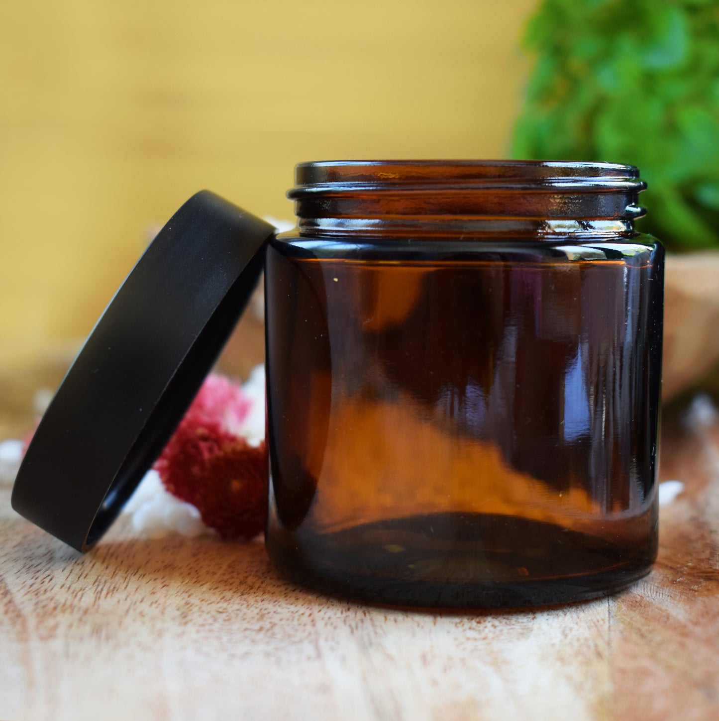 Tarro ámbar con tapa 100 ml