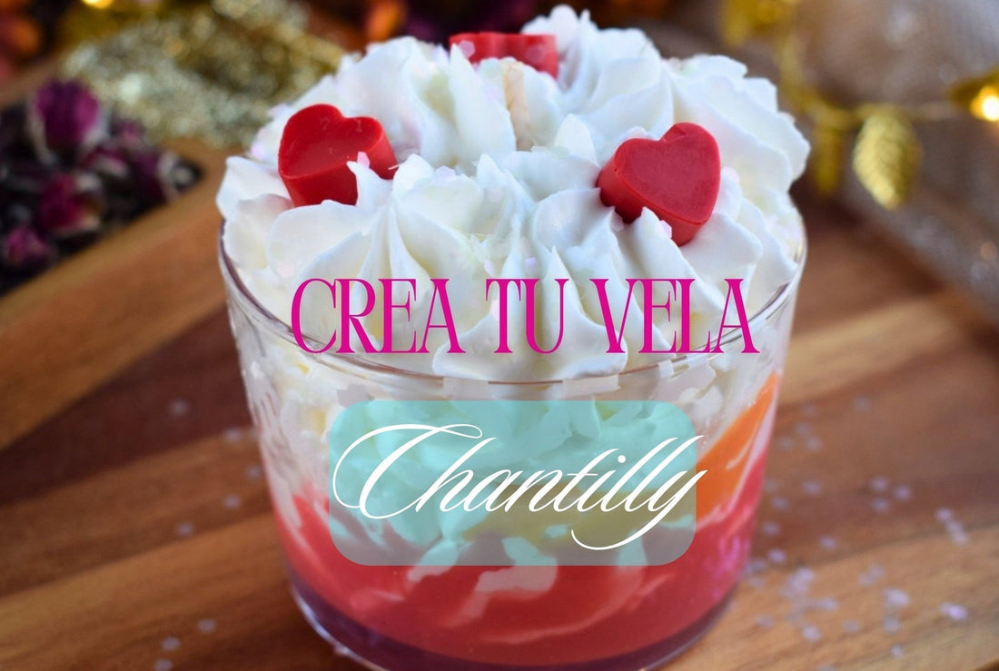 DIY Vela "Chantillí"