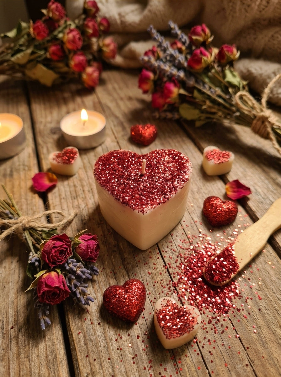 Glitter Biodegradable Red Ruby