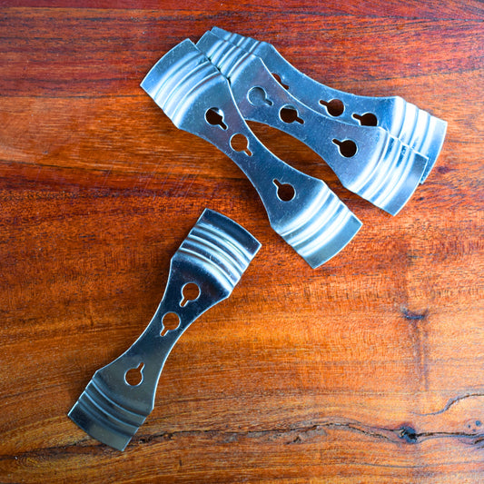 Guia metálica para mechas algodón Pack 4u.