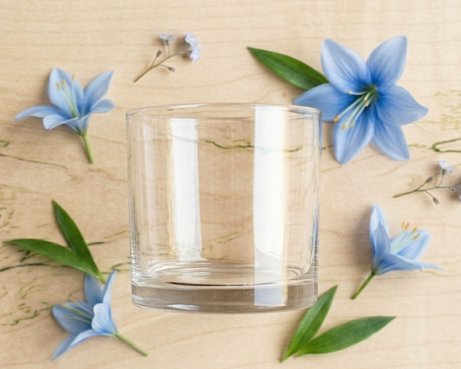 Vaso de Cristal apto para Velas 250 ml