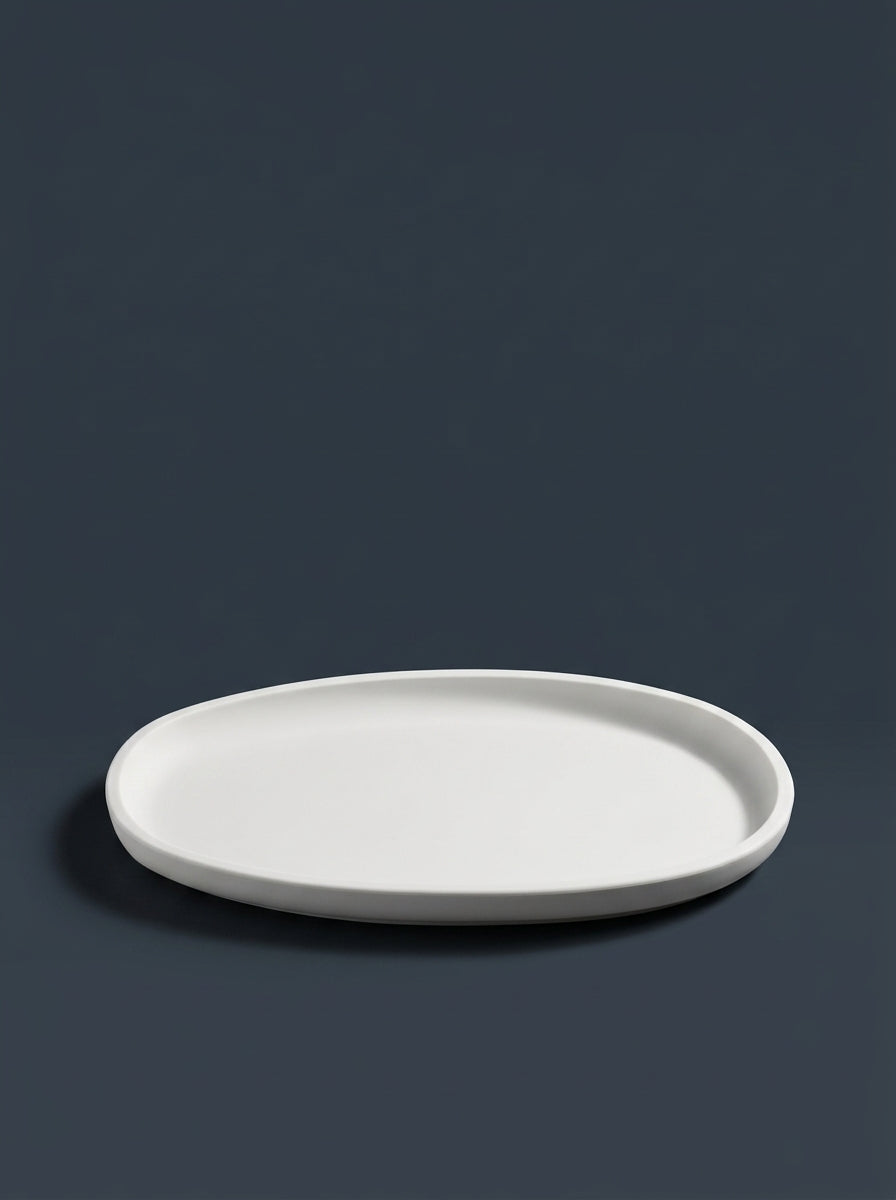Molde de Silicona para Bandeja Ovalada Plana  – Resina y Cerámica