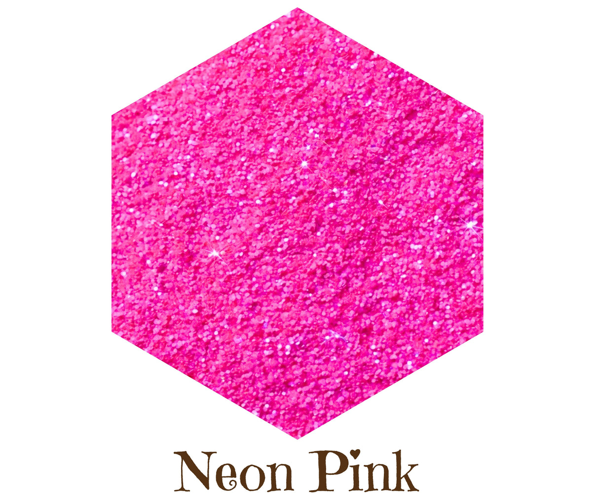 NEW! Glitter Biodegradable Neon Pink